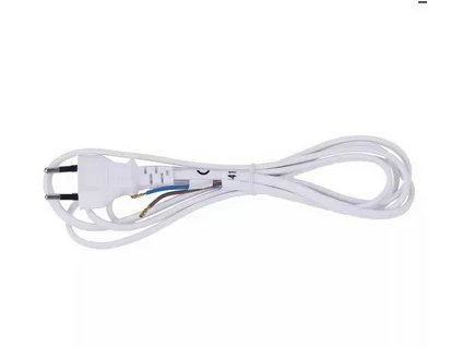 Flexošnúra PVC 2x0,75mm H03VVH2-F 3metre biela S15273
