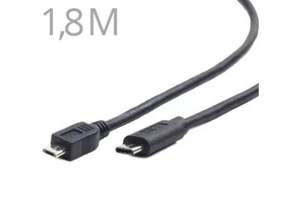 GEMBIRD Kábel Micro USB 2.0 - USB 3.1 Type C 1.8m