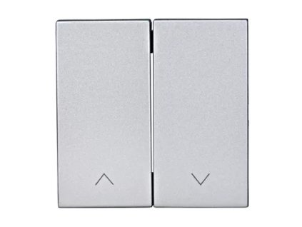 Kolíska so symbolom šípky hore/dole, strieborná