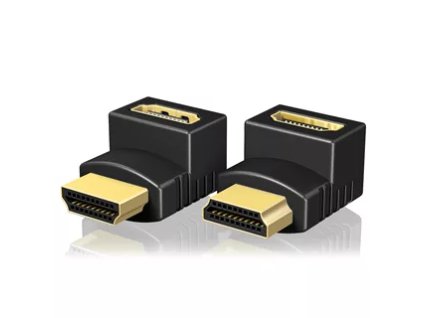 RAIDSONIC ICY BOX 2x Adaptér z HDMI (A-Type) samica do HDMI (A-Type) samec 90° IB-CB009-1