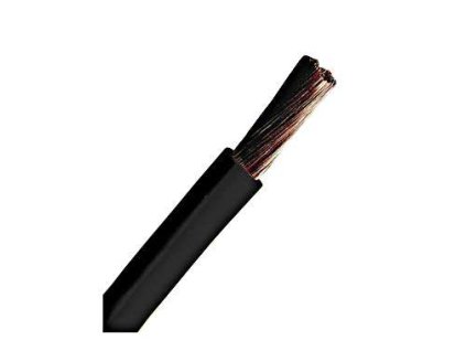 Jemný vodič s PVC izoláciou H05V-K 0,5mm2 čierny