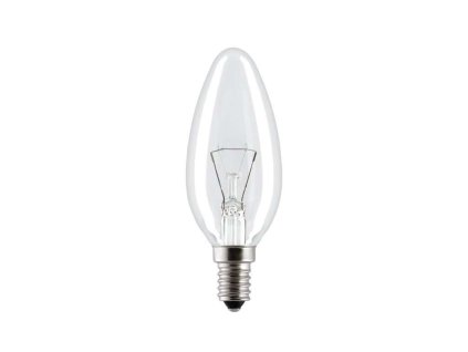 SAD'N Žiarovka 240V 25W E14 sviečka-číra 35x100mm