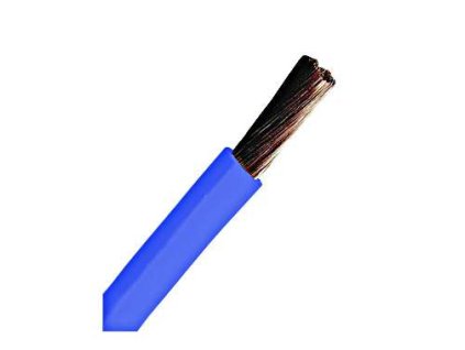 Jemný spojovací vodič s PVC izol. H07V-K 4mm2 modrý