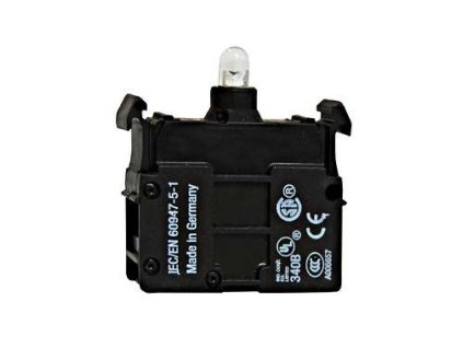LED 85-264VAC, červená, skrutkové svorky, čelné