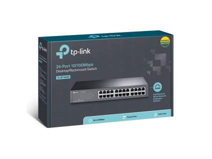 TP-Link Switch 24-Port/100Mbps/Rack