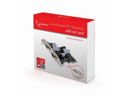GEMBIRD PCIe karta 2x Sériový Port (COM Port)