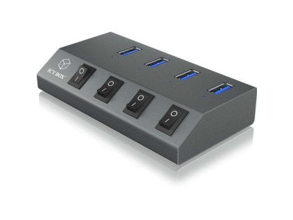 RAIDSONIC ICY BOX - USB 3.0 HUB 4porty