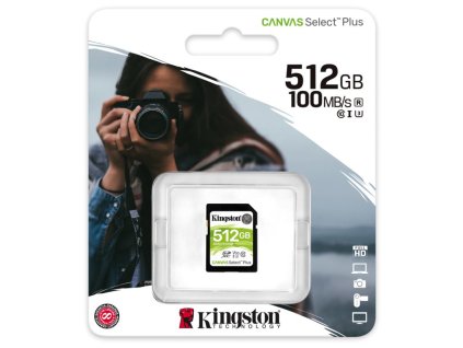 KINGSTON SDXC Canvas Select Plus 512GB 100MB/s UHS