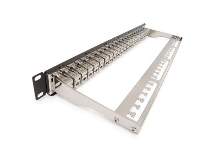 KELINE Patch panel Cat 6A, osadený s 24xKEJ-C6A