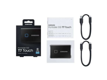 SAMSUNG T7 Touch 2,5" SSD, 2TB, black