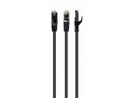 PATCH KABEL S/FTP cat.6a LSZH 1m black
