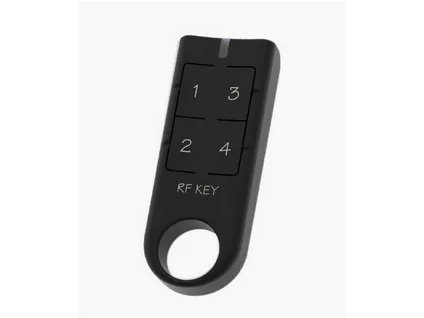 Klúčenka RF KEY- čierna 4tlač. dosah 200m