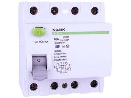 Prúdový chránič Icn=6kA, 4-pól, In=25A, I?n=30mA, typ A