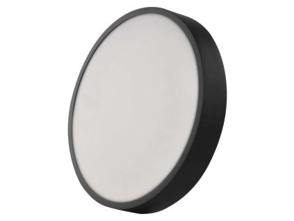 LED prisadené svietidlo, kruhové, čierne, 28,5W, CCT