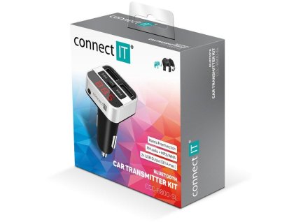 CONNECT IT InCarz Bluetooth transmitter silver
