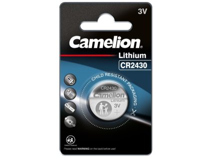 CAMELION CR2430, Lítiová batéria, 3.0V 270 mAh 1ks