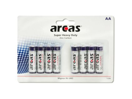 ARCAS Batéria R06, Zink-oxid AA, 8ks