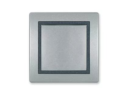 Krížový prepínač č. 7 10A 250V, strieborná 608.S2S