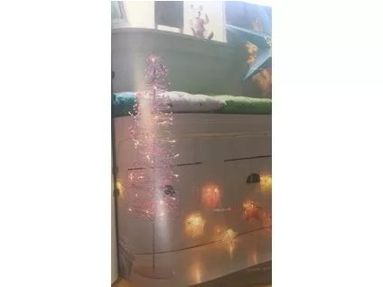 LED dekorácia Ružový stromček 703231