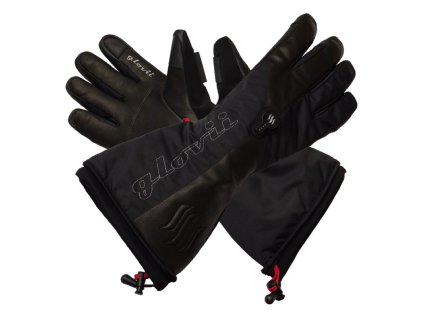 GLOVII Ski, Vyhrievané rukavice, M, čierne