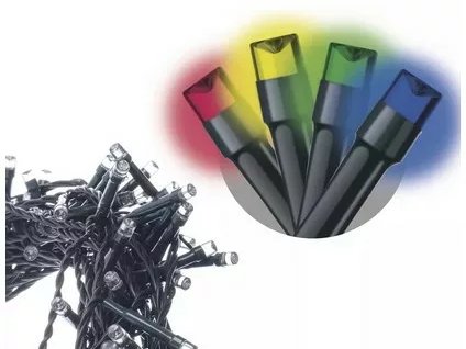 LED svetelná reťaz 50Led 5m IP44 farebná ZY2176