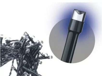 LED svetelná reťaz CONN 100LED 10M modrá ZY1928