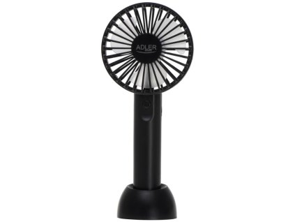 ADLER AD 7338, Mini USB Ventilátor, čierny