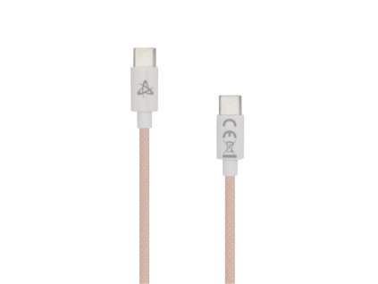 SBPX Kábel USB-C samec/USB-C samec, 2m, ružový