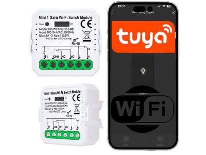 Ovladac WiFi rele TUYA BEZPOSCHODIE Smart