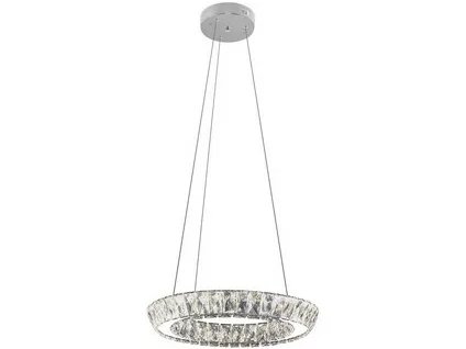 Luster LED HL0190250030 30W chróm/krištáliky