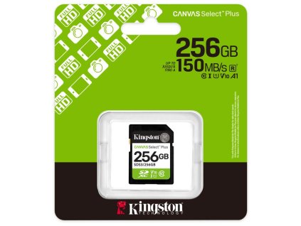 KINGSTON SDXC Canvas Select Plus 256GB 150MB/s UHS