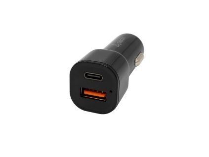 SBOX CC-038, Autonabíjačka, USB-A/USB-C, čierna