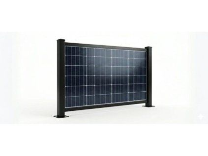 Konštrukcia plota pre 1 solárny panel