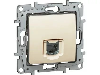 NILOE zásuvka 2xRJ45 cat.6 UTP béžová 764674