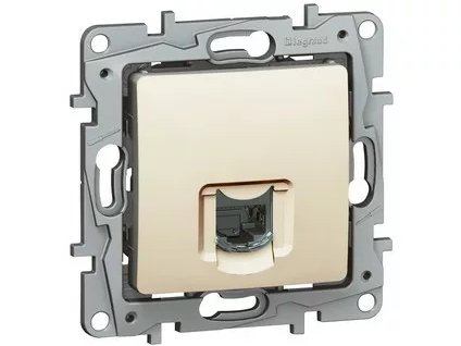 NILOE zásuvka RJ45 Cat.6 UTP béžová 764673