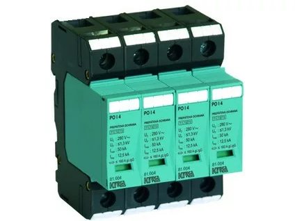 Zvodič prepätia PO I 4 280V/12,5kA B+C+D 4P vymeniteľný modul - 81.004