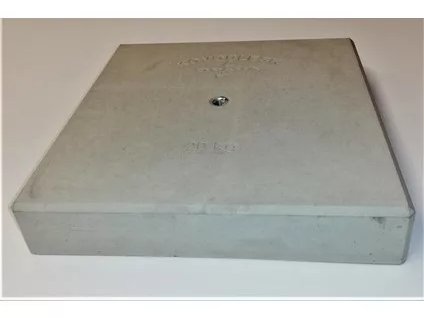 Podstavec betónový závit M16 pre jímaciu tyč 20 kg (32735) s podložkou