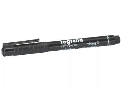 Popisovač nezmazateľný LEGRAND 39598 čierny