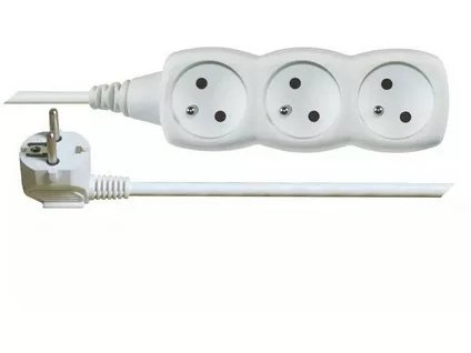 Predlžovačka 3 zásuvky 5 metrov P0315 biela