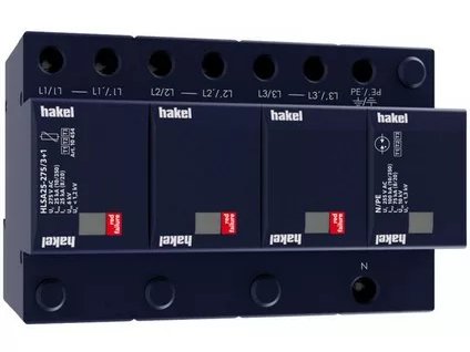 Prepäťová ochrana HAKEL HLSA 25-275/3+1