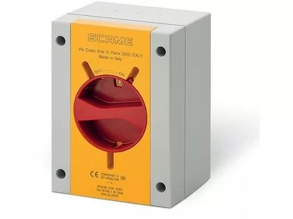 Priemyselný spínač ISOLATOR 40A 3P IP65 plast EM 590.EM4013