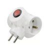 Rozvodka 3xguľatá s vypínačom R-31W