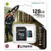 KINGSTON Canvas GO! Plus Micro SDCG3/128GB Class 10, UHS-I, U3, V30, A2 s adaptérom