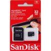 SanDisk Micro SDHC card 32GB CL4 + ada