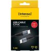 INTENSO C315C, Kábel USB-C/USB-C, 1,5m, čierny