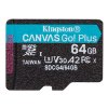 KINGSTON Micro SDXC CANVAS GO! Plus Gen4 64GB+A