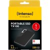 INTENSO TX100, Externý SSD disk, 1TB, čierny