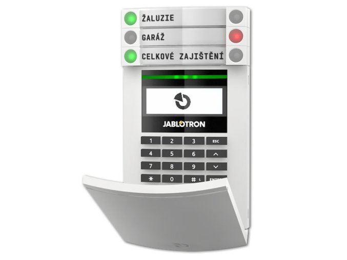 JA-154E Bezdrát. přístupový modul s displejem, klávesnicí a RFID