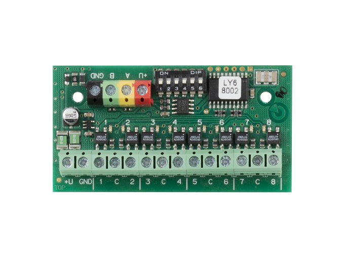 JB-118N Sběrnicový signální modul výstupů PG, 8 výstupů