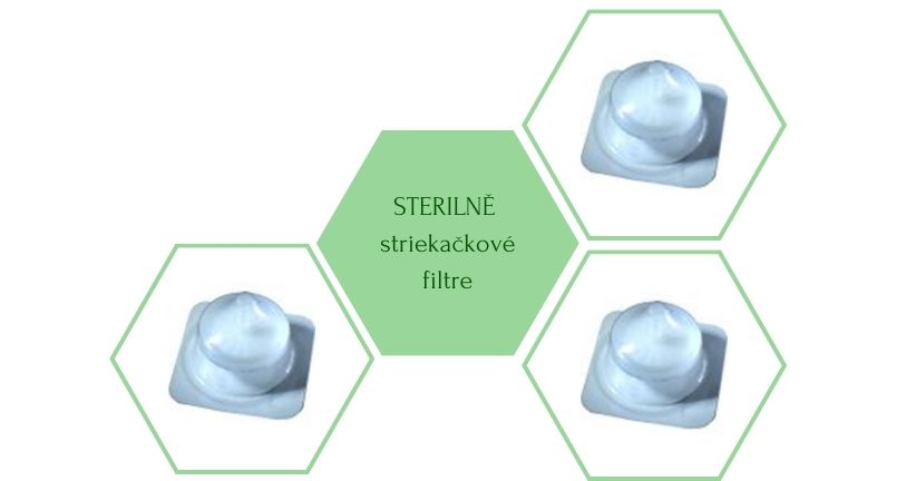 sterilné striekačkove filtre